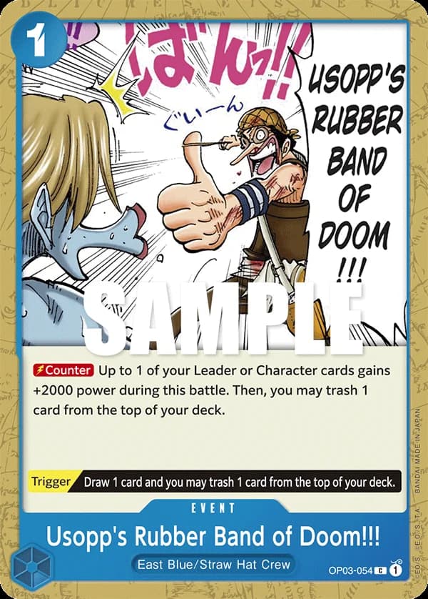 Usopp's Rubber Band of Doom!!!