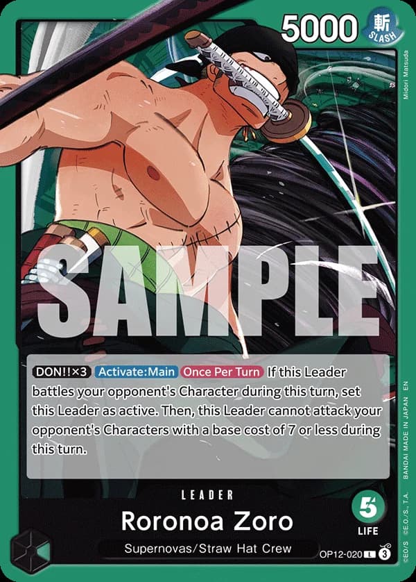 Roronoa Zoro (Serial Numbered)