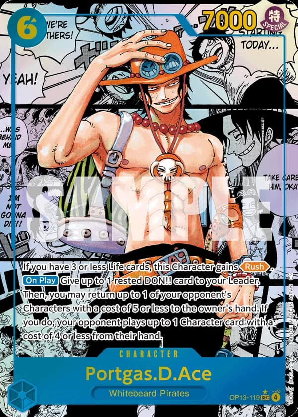Portgas.D.Ace (119) (Super Alternate Art)