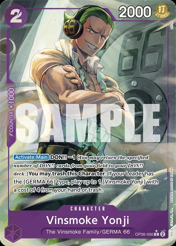 Vinsmoke Yonji (OP06-066) (Jolly Roger Foil)