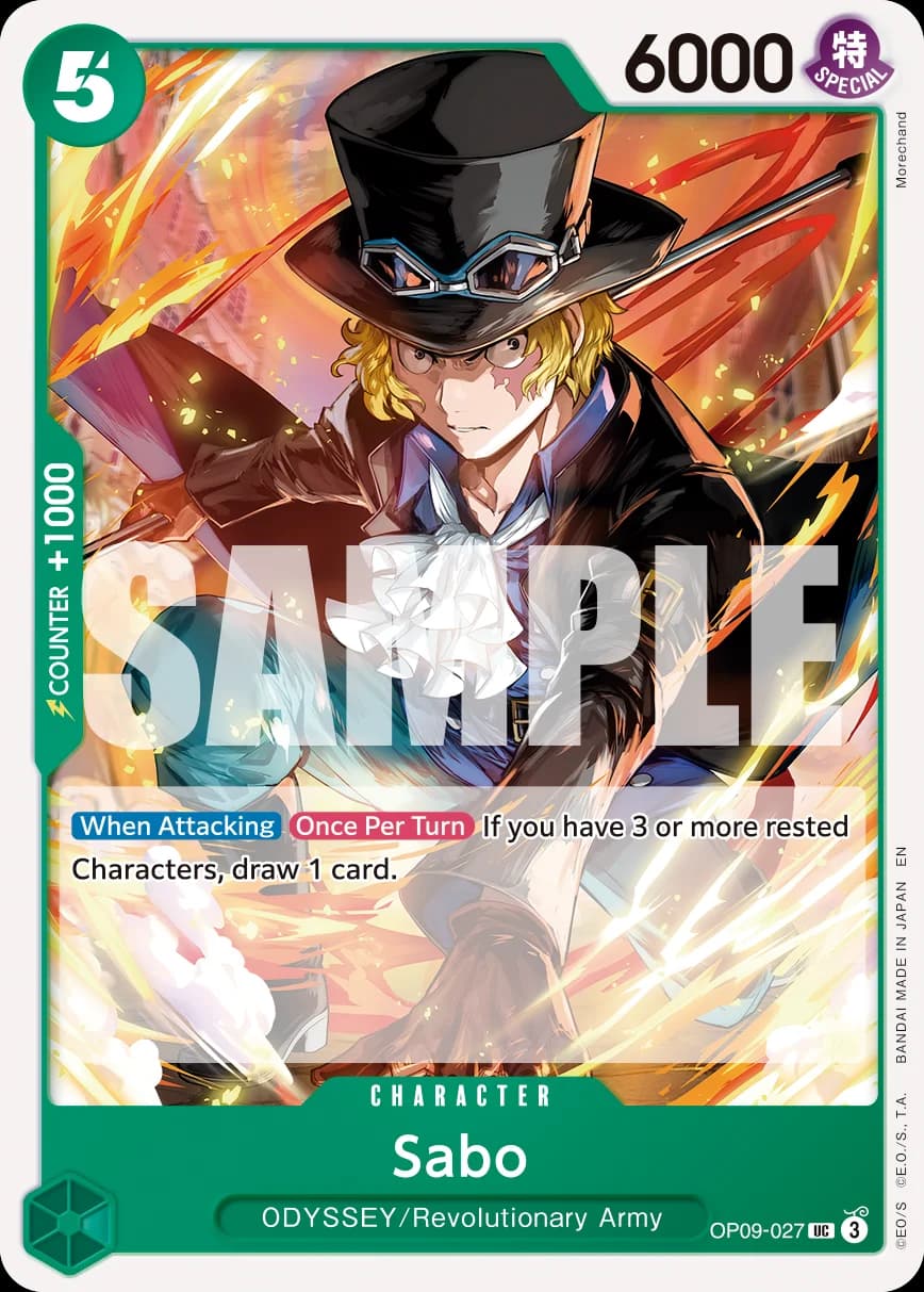 Sabo - OP09-027 (3rd Anniversary Winner)