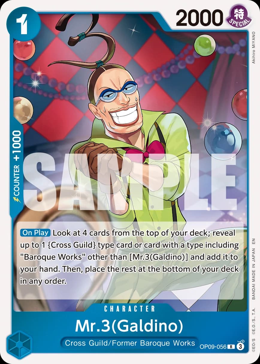 Mr.3(Galdino) - OP09-056 (Reprint)