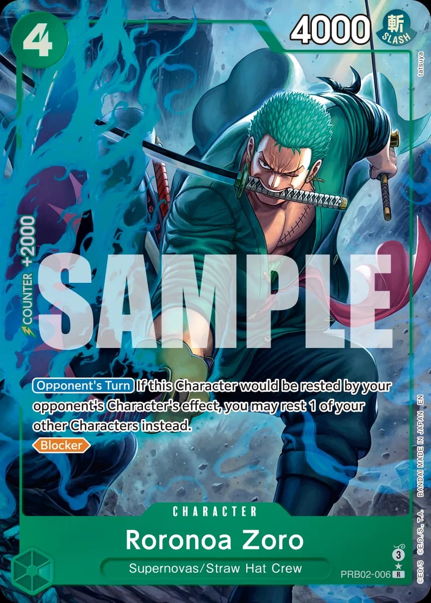 Roronoa Zoro - PRB02-006 (Alternate Art)