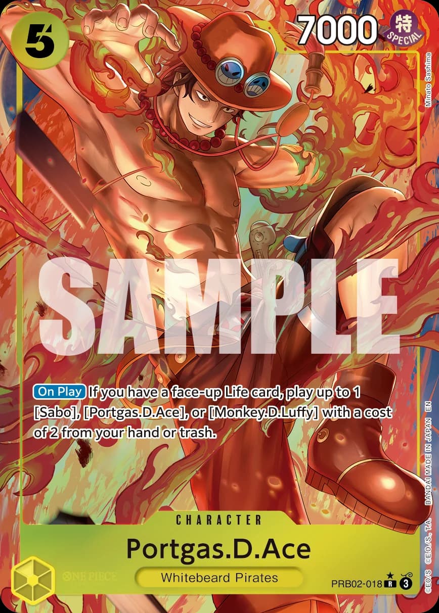 Portgas.D.Ace - PRB02-018 (Alternate Art)