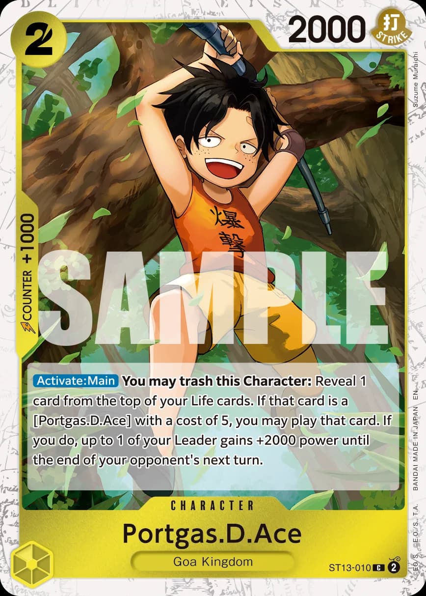 Portgas.D.Ace - ST13-010 (Reprint)