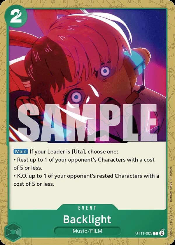 Backlight (Starter Deck 11: Uta Deck Battle)