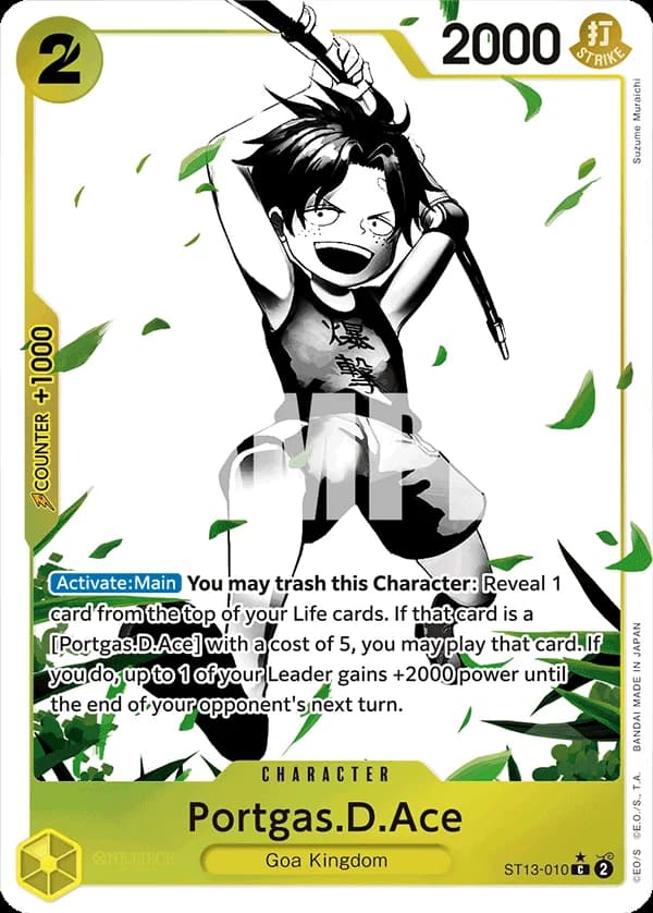 Portgas.D.Ace - ST13-010 (Pirate Foil)