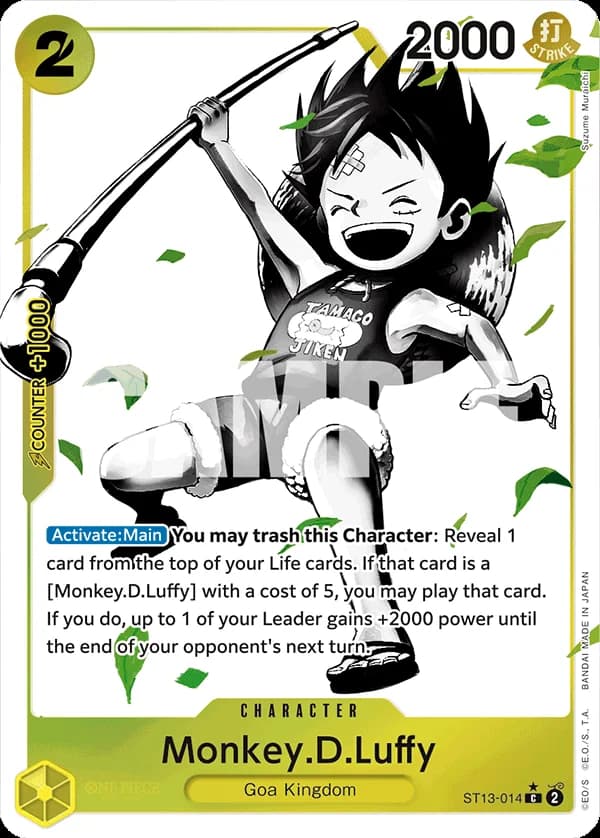Monkey.D.Luffy - ST13-014 (Pirate Foil)