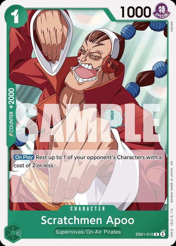 Scratchmen Apoo - EB01-015 (Alternate Art)